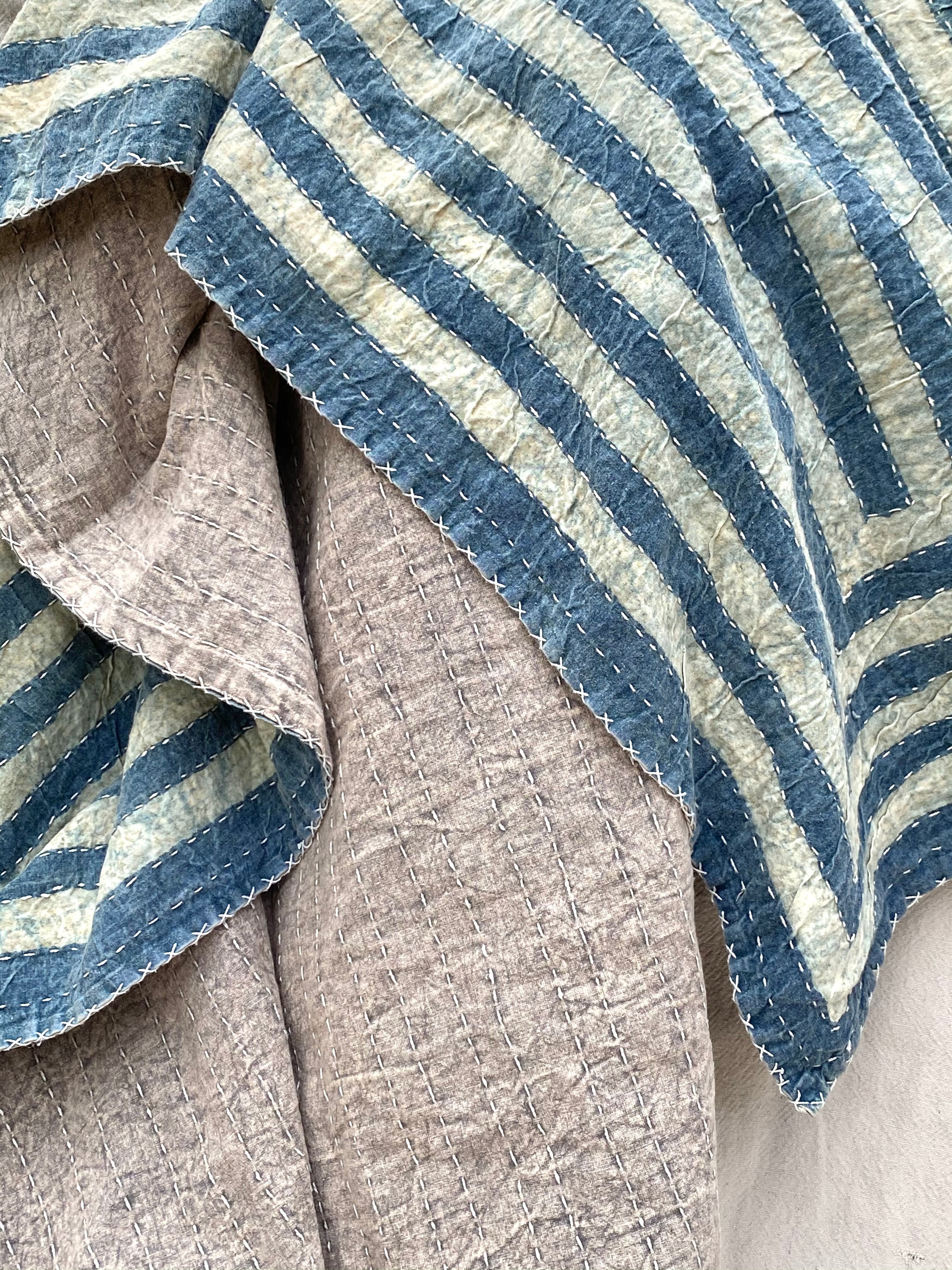 INDIGO KANTHA BLANKET