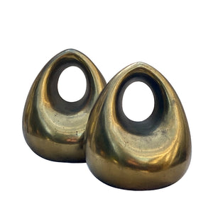 BEN SEIBEL BRASS BOOKENDS