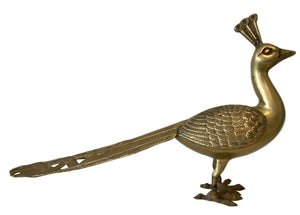 BRASS PEACOCK